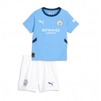 Manchester City Erling Haaland #9 Replica Home Minikit 2024-25 Short Sleeve (+ pants)